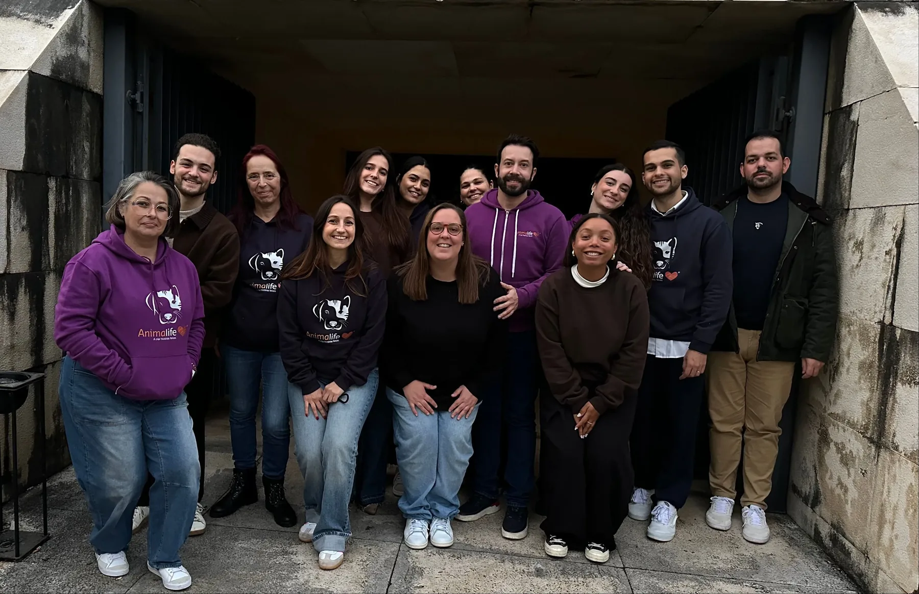 A equipa Animalife no terreno